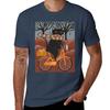 Black Cat Autumn Bicycle Ride Tshirt Unisex T Shirt Cotton High Quality Tshirt