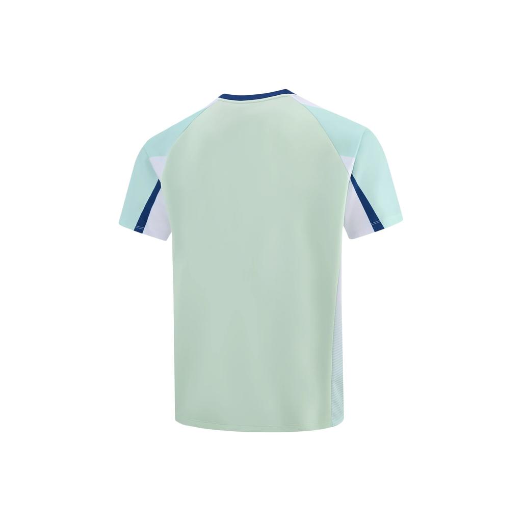 Li Ning X Xuperman Collaboration Ping Pong Series Comfortable Letter Print Color Block Simple Breathable Fashion Short Sleeve T-Shirt AAYV251-2