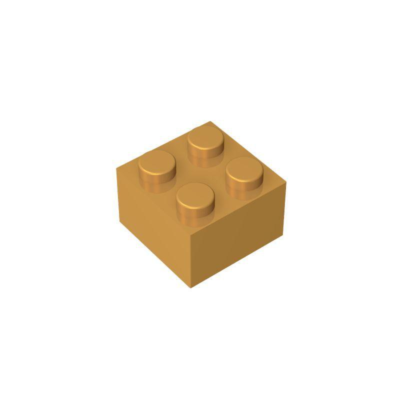 Non-Toxic 10Pcs 3003 2X2 High 4-Hole Building Block Moc Color Loose Parts Compatible With Brick Diy Children'S Toy Assembly