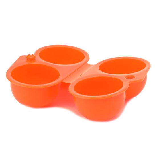 Портативный контейнер для яиц Yousheng прочный на 246 сеток ящик для хранения яиц кухонный для кемпинга пикника складной держатель для переноски держатель для переноски 2Grids темно-оранжевого 498₽