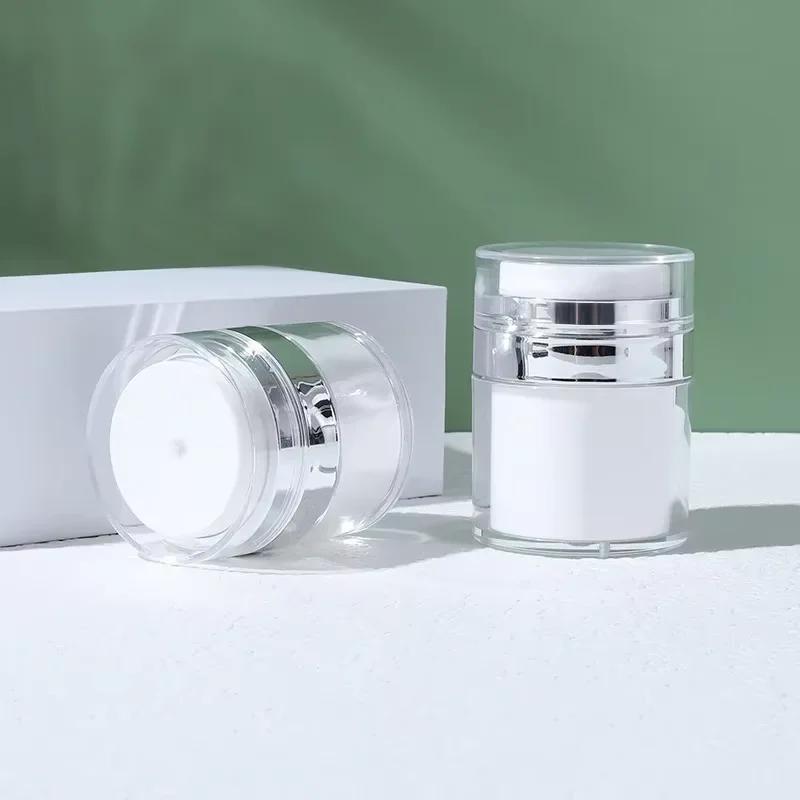 Cosmetic Jar 15/30/50ml Moisturizer Jar Container Empty Cream Subpackage Vacuum Bottle for Skincare Face Makeup Lotion Creams