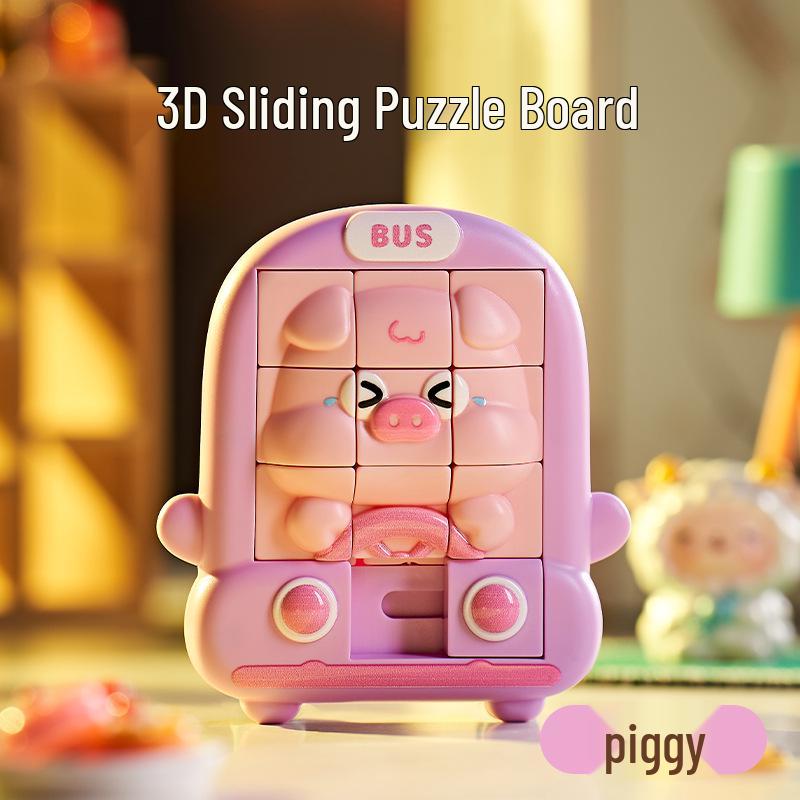 Children's Animal Sliding Puzzle: Educational Early Learning and Thinking Training Toy for Boys