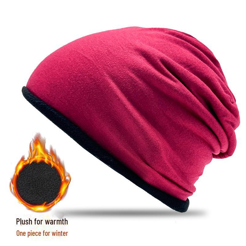 Winter Warmth Double-Layer Cycling Hat with Windproof Ear Protection