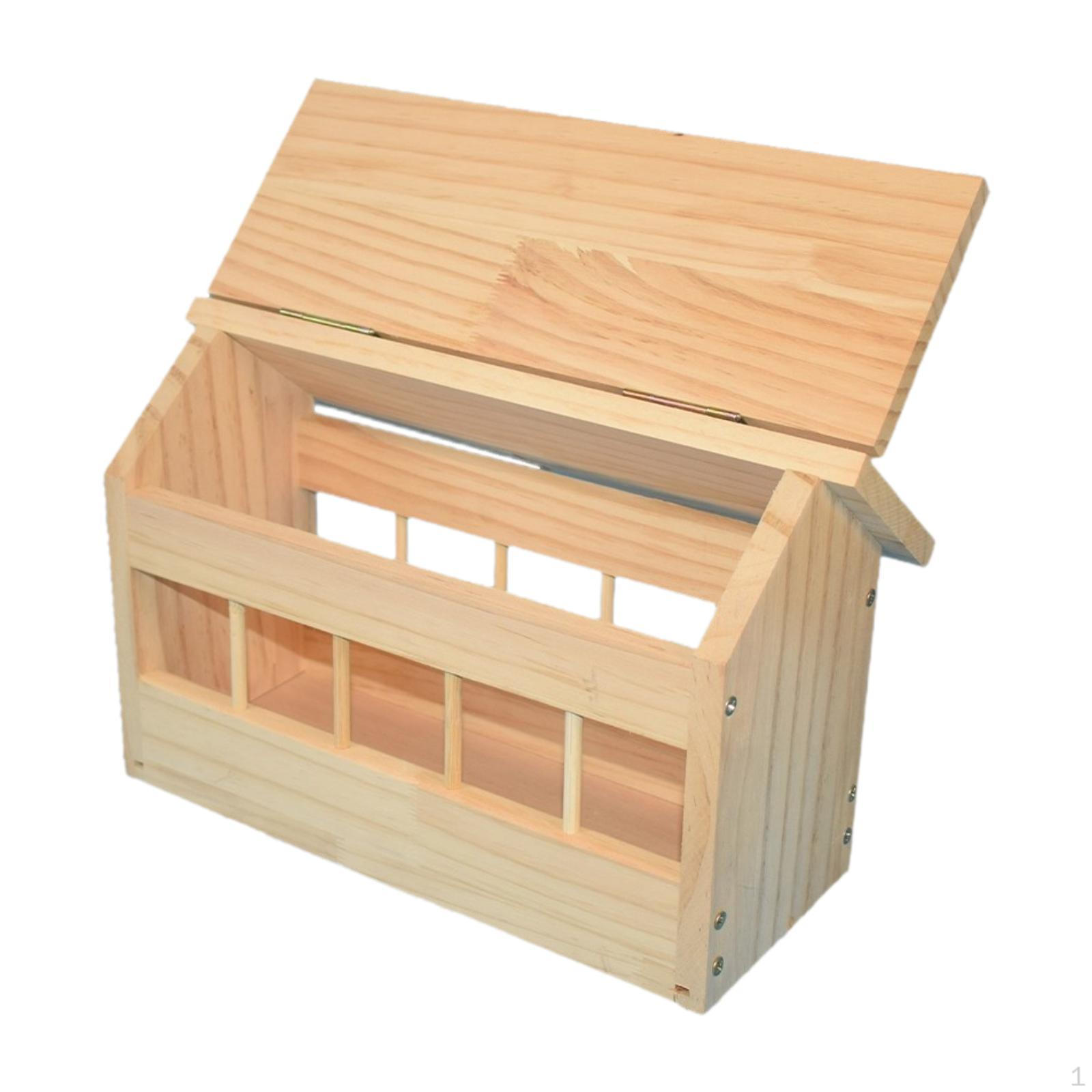 

Feeder for Pigeons And Chickens, Less Waste, Wooden Design, Waterer Poultry (quail, Ducklings, S