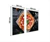 PIATTO PROTETTIVO IN VETRO 75x52 PIZZA