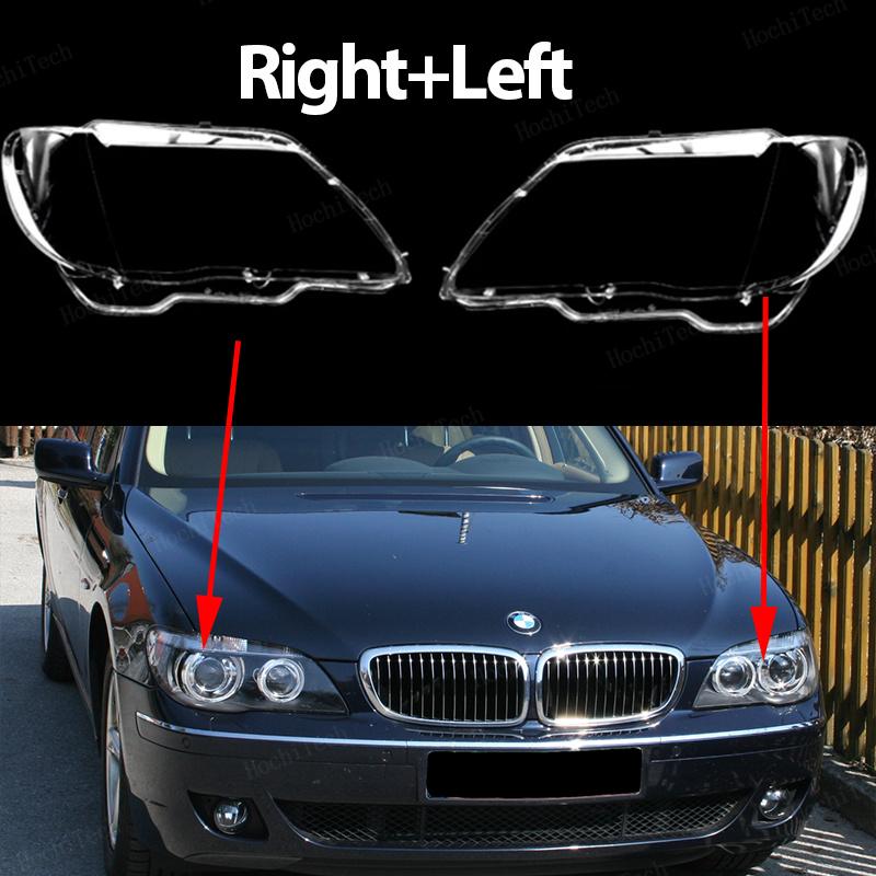 Head Lights Cover For BMW E65 E66 E67 2005-2008 facelift Transparent Housing Front Headlights Lens Shell Glass Lampcover