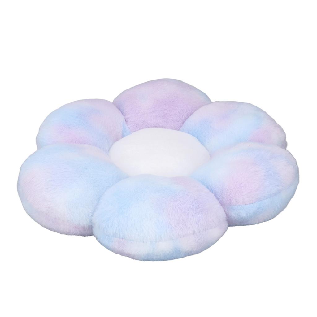 Flower Plush Chair Pillow 6 Petals Lovely Flower Plush Seating Chair Cushion for Bed Office