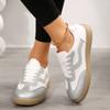 New Spring and Autumn Casual Cross-strap Sports Shoes Fashion Round Head Increase Breathable Comfortable Women's Shoes