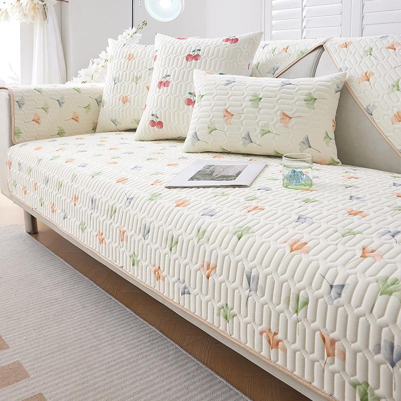 Latex Mat Sofa Cushion, Summer and Summer Non-slip Seat Cushion, New Ice Silk Sofa Cover Cover