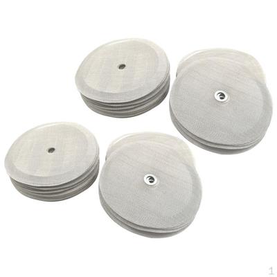 2balení Opakovaně použitelný Omyvatelný Nerezový Malý Kuchyňský Prům.8,5cm