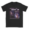 Beny Jr T Shirt Summer Leisure T Shirts Men Pure Cotton O Neck Oversized Clothing Short-Sleeved Aesthetic Tops