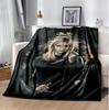 Buffy Flannel Blanket Soft Warm All-Season Throw, Design for Camping, Car Travel, Hiking Sofa, Bed, Office Perfect Gift for Parties