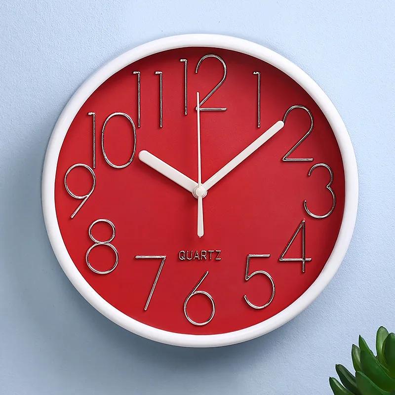 Modern Nordic Style Quiet Restaurant Clock Simple Atmosphere Fashion Creative Wall Clock Living Room Home Hanging Wall Clock