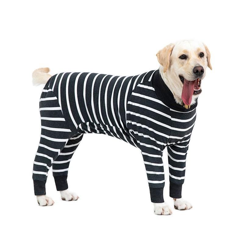 Large Dog Full-Body Jumpsuit Golden Retriever Labradoodle Samoyed Cotton Pet Apparel Lightweight Belly Protection