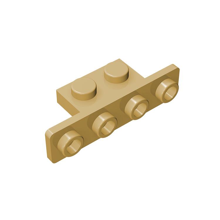 Rainbow Pig MOC Particles 10201 2436 28802 Bracket 1 x 2 - 1 x 4 For Building Blocks Parts DIY Assembles Bricks Tech Kids Toys
