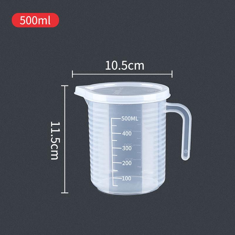 Graduated Measuring Cup Set - 1000ml & 5000ml Cylinders for Milk Tea Shop Equipment