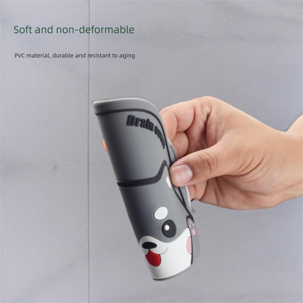 Cartoon Cat Sewer Floor Drain Cover Anti-insect Anti-blocking Sewer Sealing Silicone Mat Anti Odor Floor Drain Pad