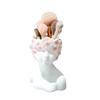 Resin Cosmetic Brush Storage Bin with Artistic Designs for Efficient Beauty Tool Management