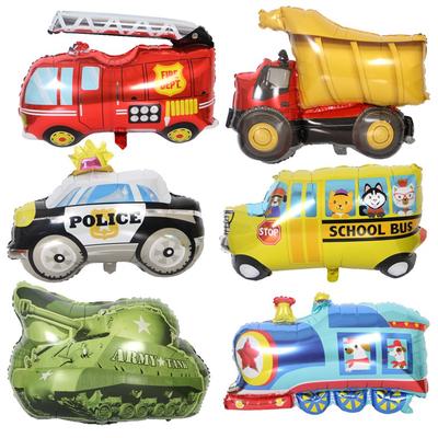 Auto Lietadlo Fólia Balón Roztomilý Vlak Autobus Sanitka Polícia Balóny Chlapec Dievča Darček k narodeninám Dekorácia