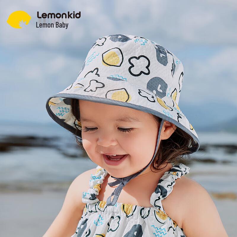 Kids  UV Protection Fisherman Sun Hat 48cm
