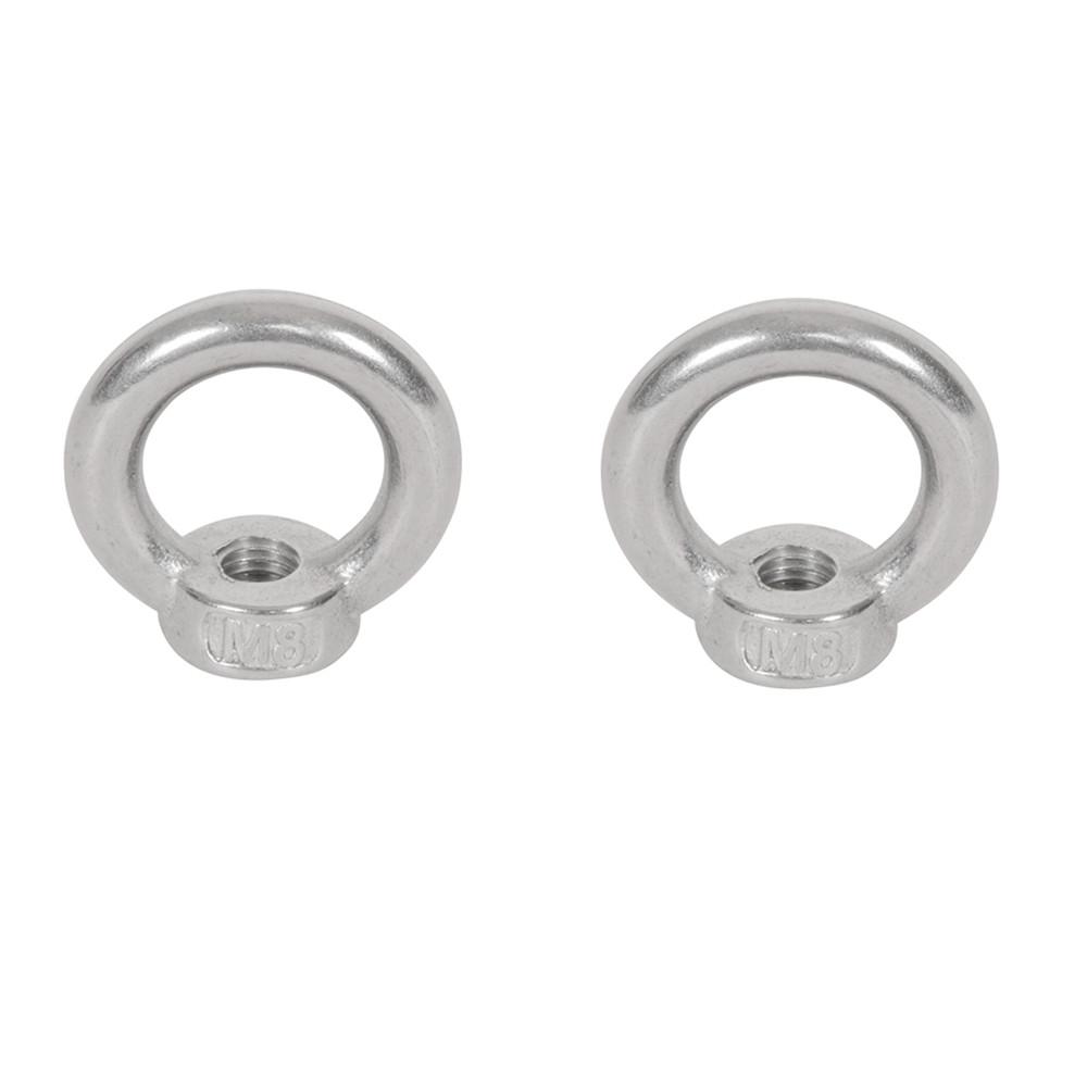 Tie Down Rope Kit Anchor Point M8 For Boat Truck Airline Rail Trailer Accessories Motorcycle Hand Screw Nut Ring Nuts 2pcs