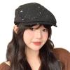 Early Autumn Hat Female Sweet Love Forward Hat Versatile Premium Sense Beret Show Face Small Literary Newsboy Hat