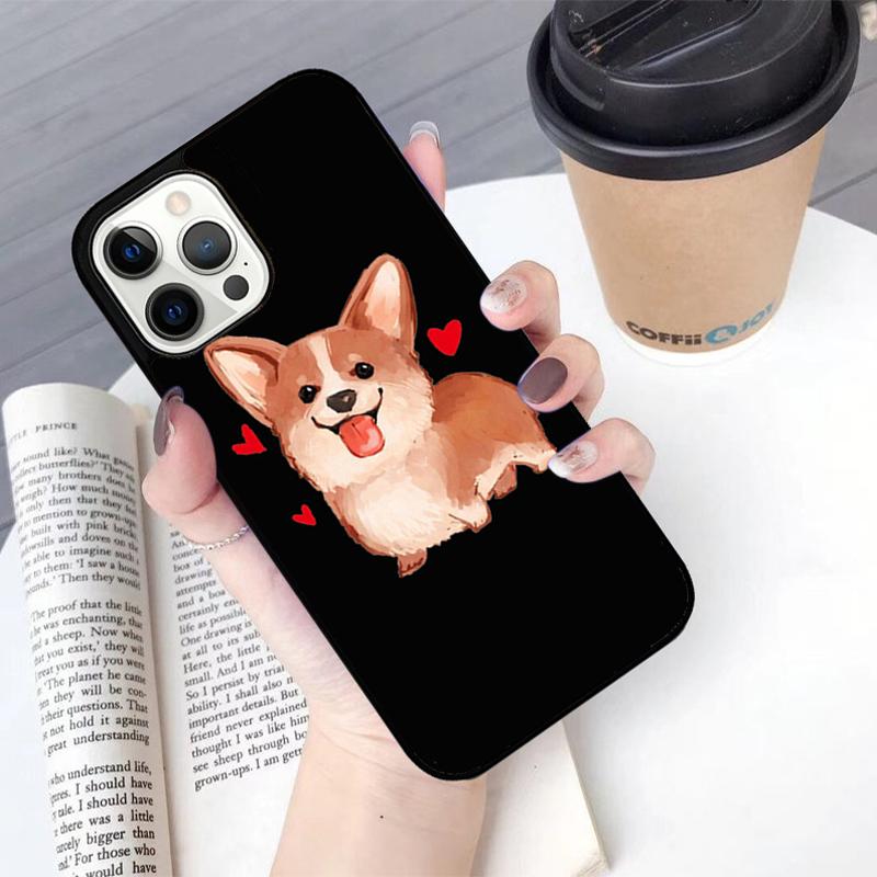 Cute Corgi Sexy Cartoon Dog Ass Phone Case For iPhone 17 Air 13 12 14 15 16  Cover For Apple Pro Max Plus SE Coque