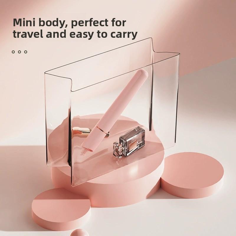 Mini Portable 2-in-1 Hair Straightener and Curler for Travel Home Use