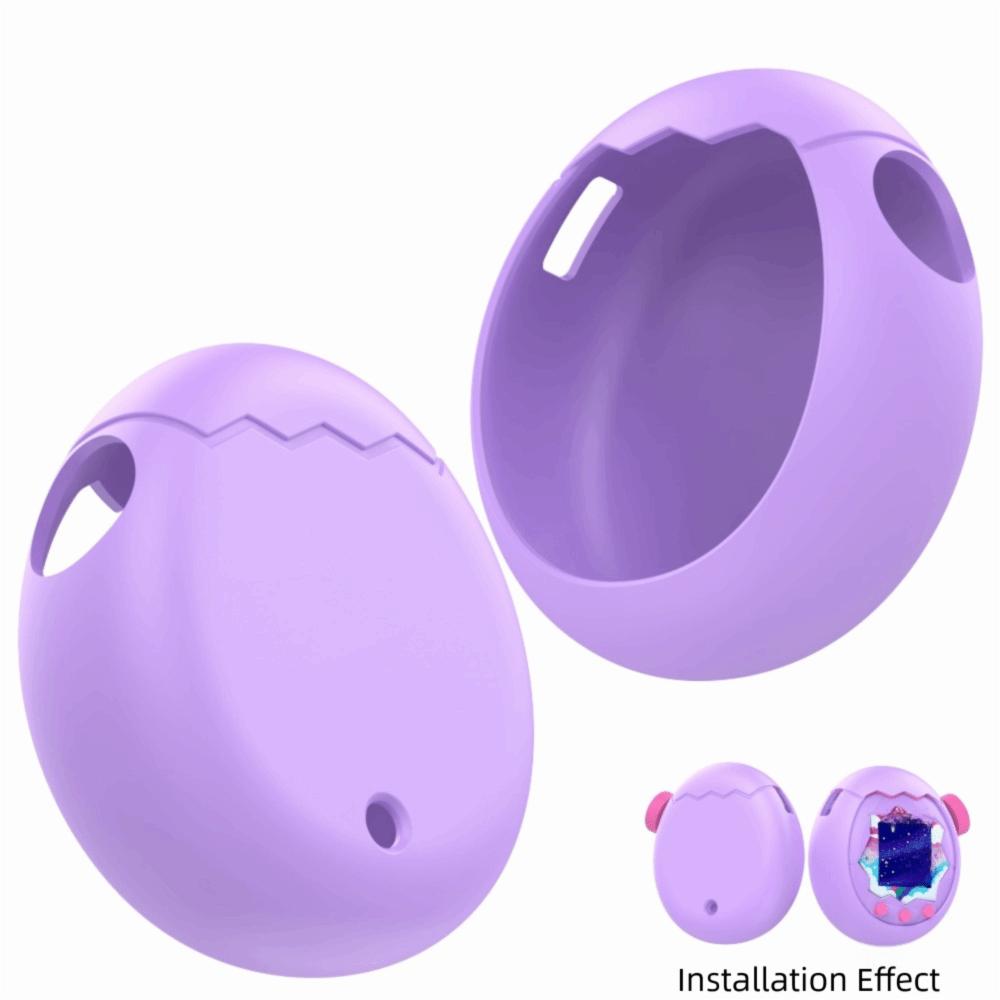 

Силиконовый чехол для Tamagotchi Paradise Нескользящая Ультратонкая Защитная крышка Защита от падений Мягкий чехол Протектор Игровые аксессуары фиолетовый