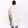Men's Mid-Length Faux Fur Coat with Faux Fox Fur Collar - 2020 Autumn/Winter Casual Fashion.