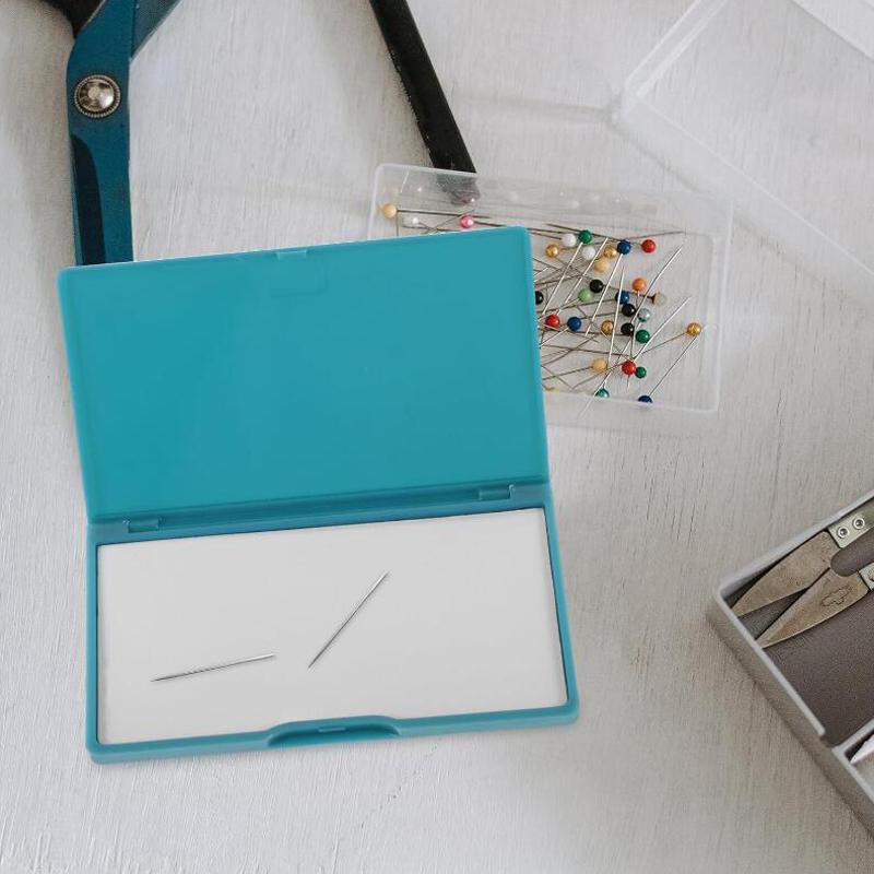 Sewing needle box Magnetic needle box Magnetic needle storage box Portable pin holder sewing needle storage box