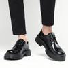 Mode Formelle Herren Lederschuhe mit dicker Sohle Modischer minimalistischer Stil Freizeit Geschäft Party Büro Hochzeit Herrenschuhe für Erwachsene