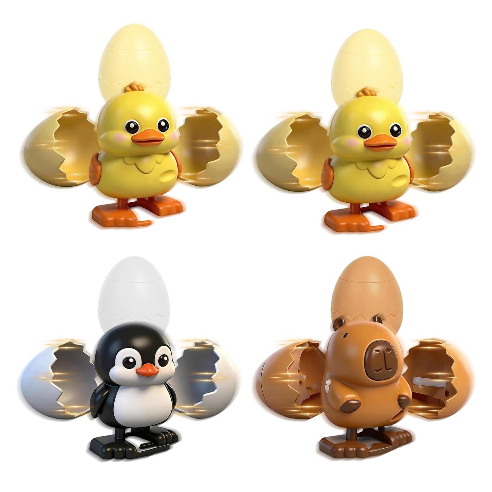 

4 Pieces Funny Mechanical Dinosaur Eggs Toys Car Interior Accessories and Desktop Ornaments Suitable For Kids And Adults 1