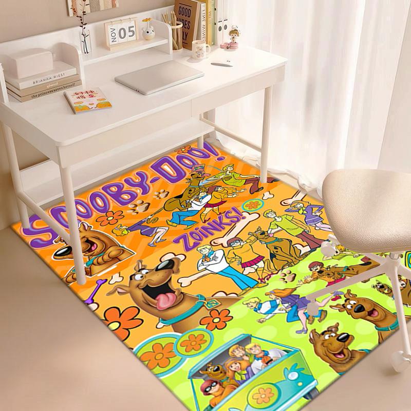 Halloween Cartoon Comedy Adventure Movie Scooby-Doo Carpet Is Suitable for Living Room and Bedroom Doormats Office Balcony Decorative Carpet V8