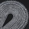 3 4 6 8 10mm Faceted Crystal Beads Transparent Rondelle Glass Loose Beads For Jewelry Making DIY Bracelet Necklace Accessories
