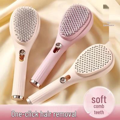 Women's Portable Retractable Airbag Comb - Fluffy Massage Detangling Hairbrush