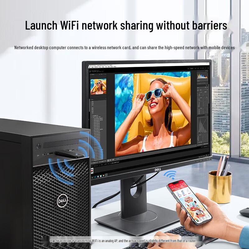 UGREEN AC1300 USB 3.0 Dual-Band Driver-Free WiFi Adapter