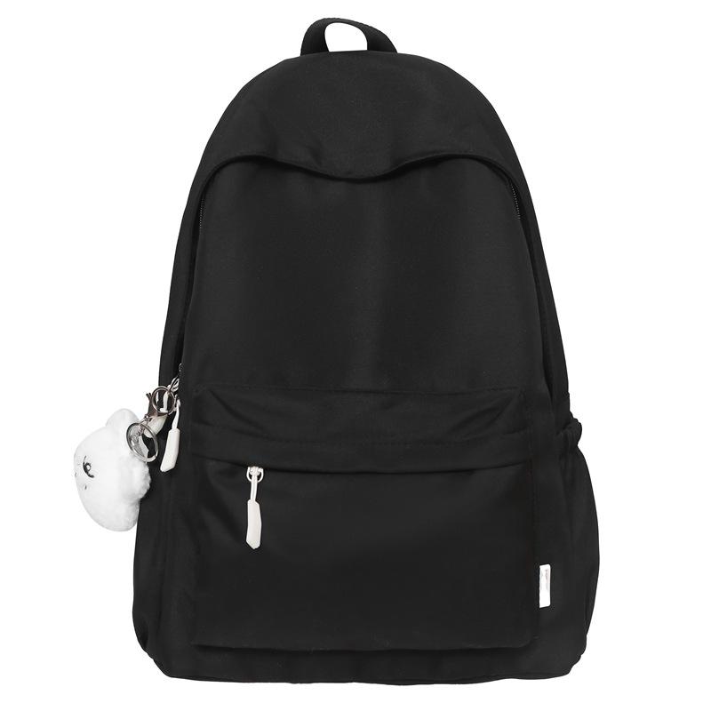 

Универсальный модный рюкзак: Школьный рюкзак большой вместимости для студенток колледжа и старшеклассниц, идеально подходит для использования на открытом воздухе. Small without Pendant чёрный