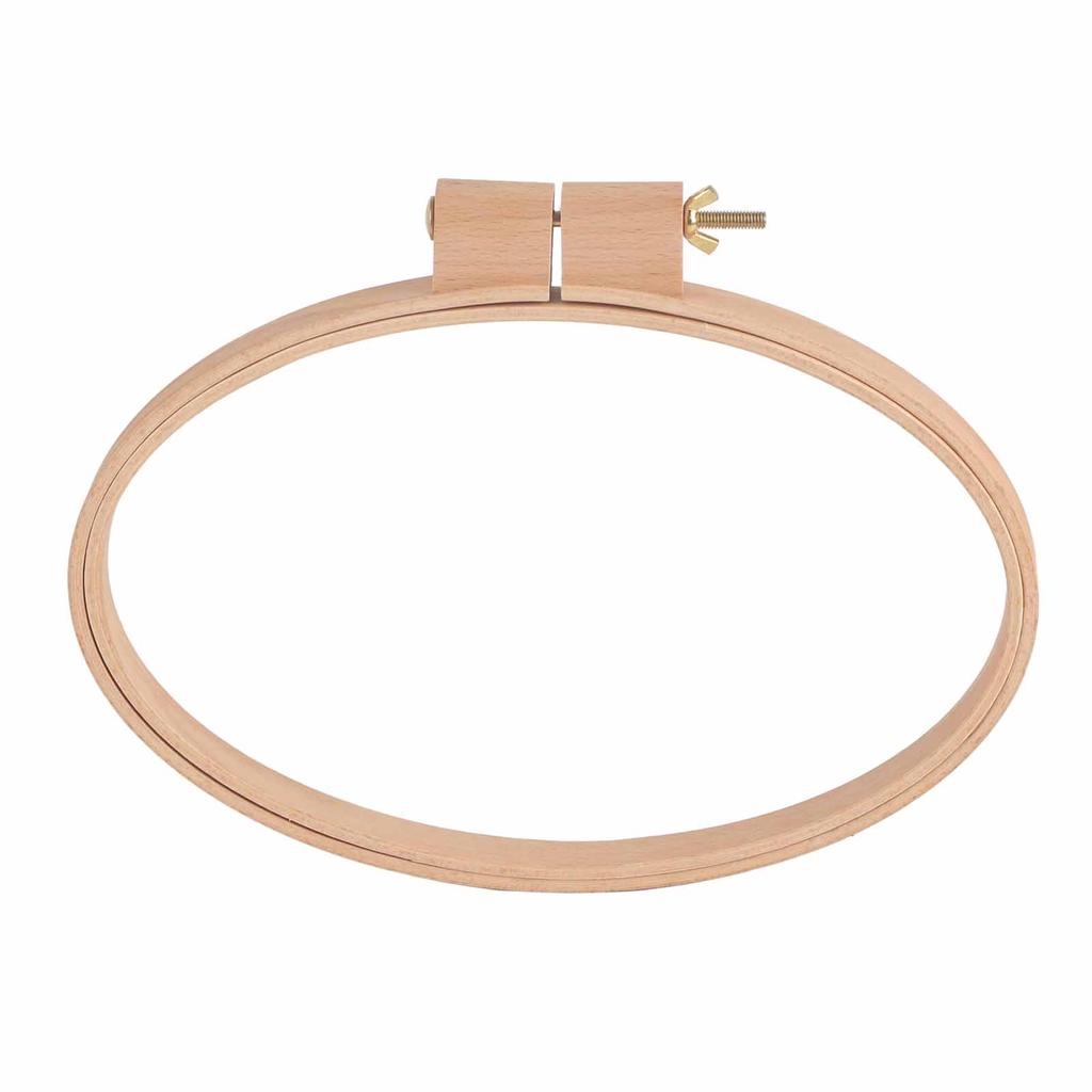 Embroidery Frame Wooden Round Thickened Embroidery Hoop for Embroidery Cross Stitch Sewing