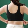Women's Seamless And Comfortable Underwear, Large Size, Large Chest, Small Display, Gathered Full Face Bra