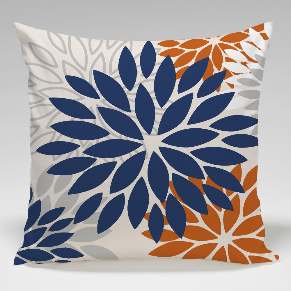 Geometric Color Flower Cushion Cover Polyester Material Home Decor For Couch