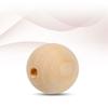 50pcs with Hole Round Wooden Beads 20mm Size Unpainted Wood Beads Wood Beads  DIY Jewelry Making