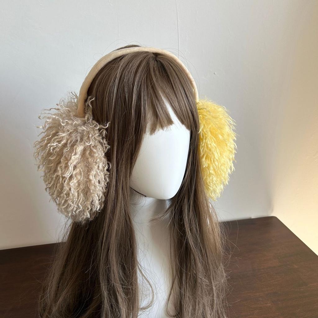 Collapsible Plush EarMuffs for Women and Kids Ear Warmer Furry Headband for Winter Christmas New Year Gifts
