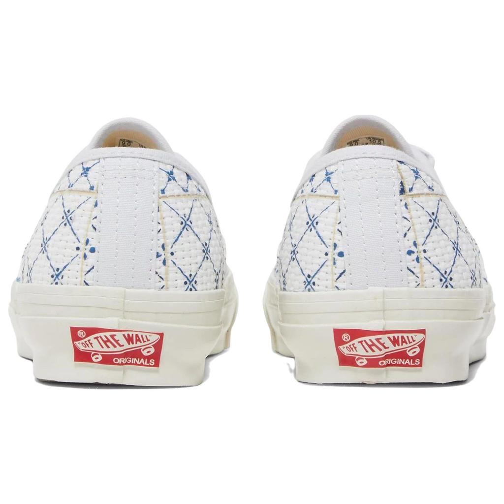 Kith x Vans OG Authentic LX Azulejo Tile Unisex Sneakers White VN0A4BV9WHT