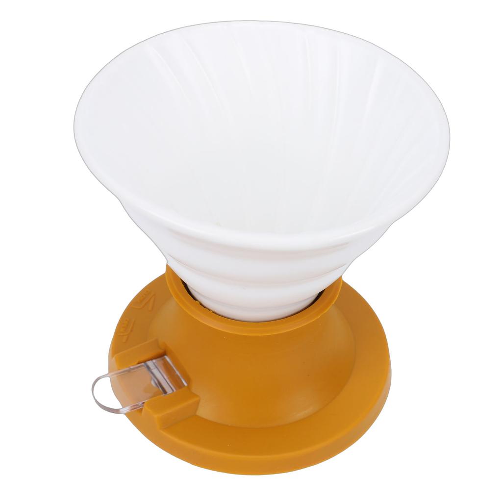 Pour Over Coffee Dripper Heat Proof Portable Ceramic Immersion Dripper for Manual Brew Maker
