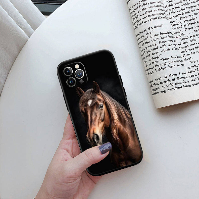 

JO23 Fine Horse Phone Case for Samsung Note 20 10 S25 Plus Ultra Lite A51 A52 A53 A71 A72 A73 A82 M20 M30 M21 M31 M51 A11 A70 A56 A26 A36 Samsung A71 лавовий