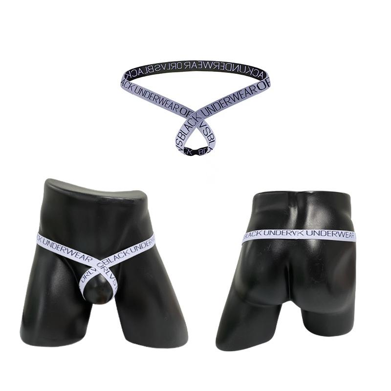 Men Sexy G String Thong Erotic Jockstrap Bondage Underwear Penis Pouch Strap Harness Lingerie Hollow Underpants