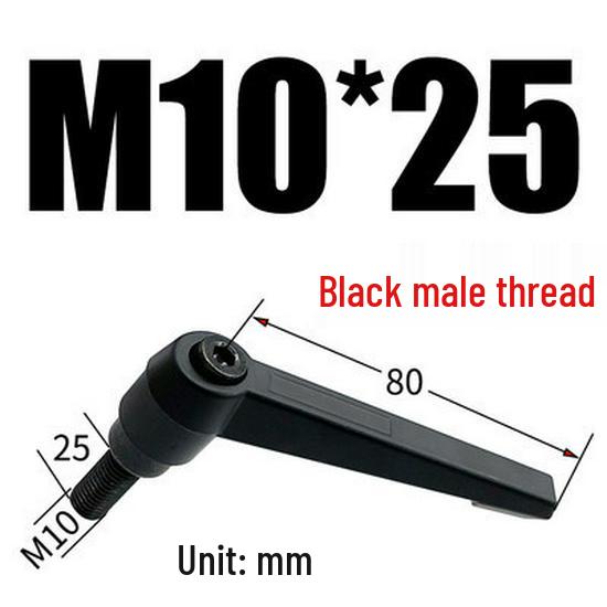 Adjustable Ratchet Handle L-Shaped Wrench with M5/M10/M16 Set Screw 7-Shaped Quick Lock Bolt