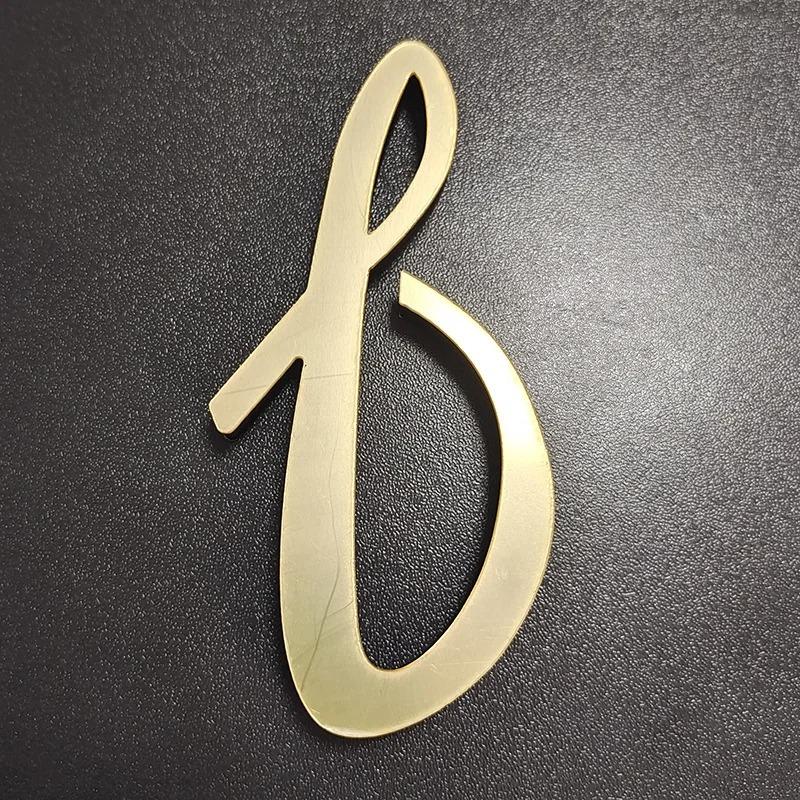 10cm/3.93in Fashionable Italicized English Letter Wall Stickers Modern Home Background Wall Decoration Stickers Creative DIY Wal