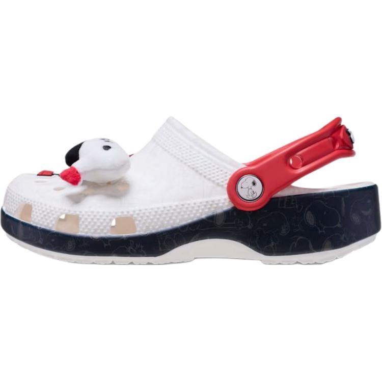(TD) Crocs x Peanuts Snoopy Classic Clog White Black Baby 211126-90H EU 27-28